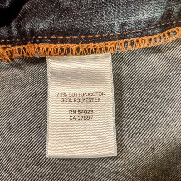 Size 6S (28" inseam) Banana Republic Blue Mid Rise Wide Leg Trouser Jeans - Picture 7 of 11